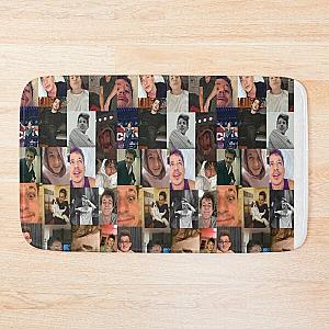 Charlie puth collage Bath Mat