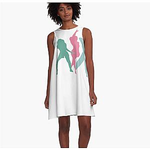 Charli Xcx Merch New Shapes Silhouette  A-Line Dress Premium Merch Store