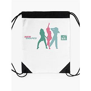 Charli Xcx Merch New Shapes Silhouette  Drawstring Bag Premium Merch Store