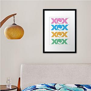 Xcx Framed print Premium Merch Store