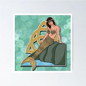 Charmed - Phoebe Halliwell Mermaid  Poster