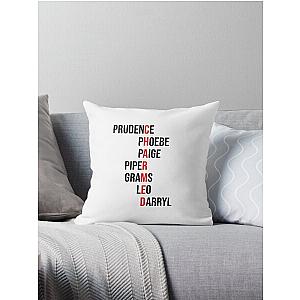 charmed names Throw Pillow