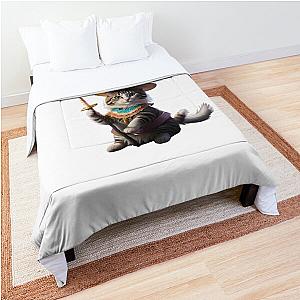 cute charmed cat  Comforter