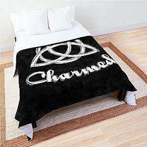 Charmed Sign  Triquetra  Witches Knot  Witch Symbol  Drawing for Spiritual Women Comforter