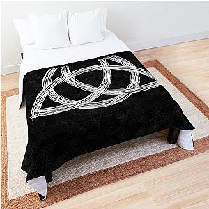 Charmed Sign  Triquetra  Witches Knot  Witch Symbol  Drawing for Spiritual Women Comforter