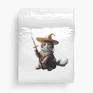 cute charmed cat  Duvet Cover