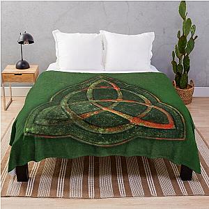 Book of Shadows - Charmed Triquetra Design Throw Blanket