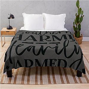 Southern Charmed Heavily Armed Throw Blanket