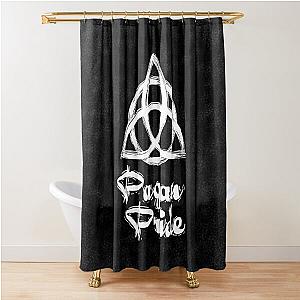 Pagan Pride  Charmed Sign  Triquetra  Witches Knot  Witch Symbol  Drawing for Spiritual Women Shower Curtain