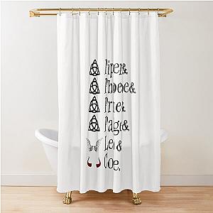 Charmed Names Classic   Shower Curtain