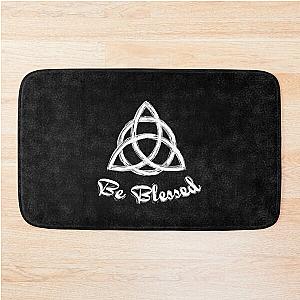 Be Blessed  Charmed Sign  Triquetra  Witches Knot Bath Mat