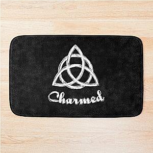 Charmed Sign  Triquetra  Witches Knot  Witch Symbol  Drawing for Spiritual Women Bath Mat