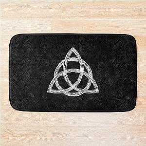 Charmed Sign  Triquetra  Witches Knot  Witch Symbol  Drawing for Spiritual Women Bath Mat