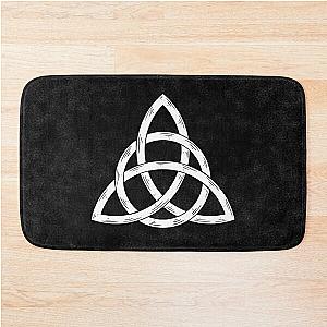 Charmed Sign  Triquetra  Witches Knot  Witch Symbol  Drawing for Spiritual Women Bath Mat