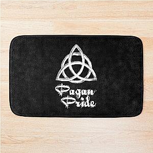 Pagan Pride  Charmed Sign  Triquetra  Witches Knot  Witch Symbol  Drawing for Spiritual Women Bath Mat