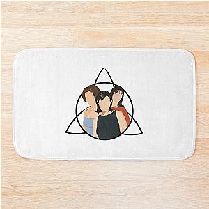 Charmed Ones Triquetra - Black Bath Mat