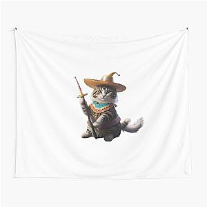 cute charmed cat  Tapestry