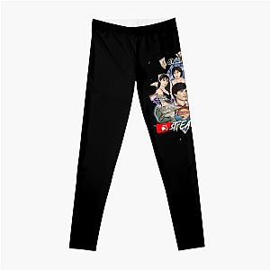 StreamVF Saturday Trilogy - Charmed  Smallville White signature version Black background StreamVF Leggings