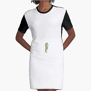 Seahorse cute charmed pattern Graphic T-Shirt Dress