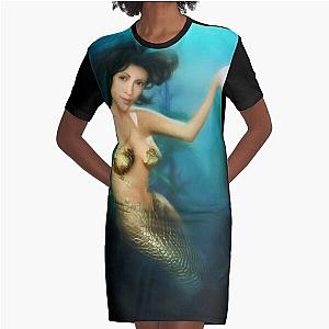 Charmed Mermaid Graphic T-Shirt Dress