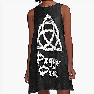 Pagan Pride  Charmed Sign  Triquetra  Witches Knot  Witch Symbol  Drawing for Spiritual Women A-Line Dress