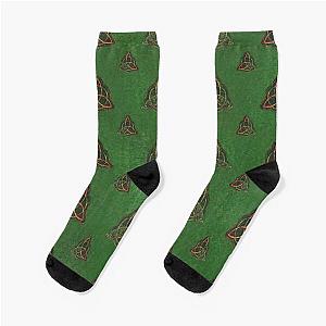 Book of Shadows - Charmed Triquetra Design Socks