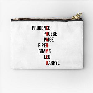 charmed names Zipper Pouch