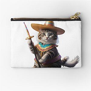 cute charmed cat  Zipper Pouch