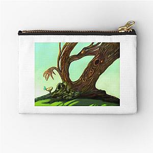 Charmed wood Zipper Pouch