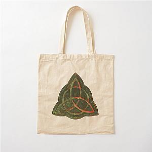 Book of Shadows - Charmed Triquetra Design Cotton Tote Bag