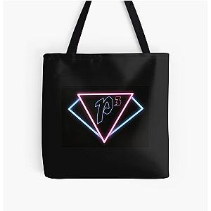 Charmed P3 Neon logo All Over Print Tote Bag