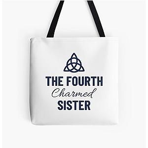 The Fourth Charmed Sister - Triquetra design All Over Print Tote Bag