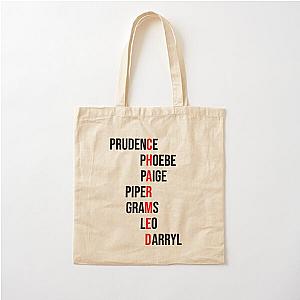 charmed names Cotton Tote Bag