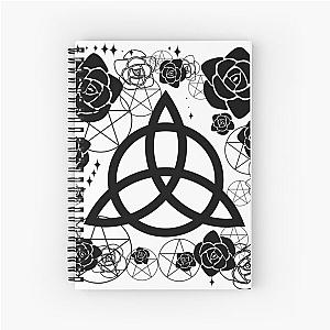 Charmed Triquetra. Pagan, Wicca, Witches Spiral Notebook