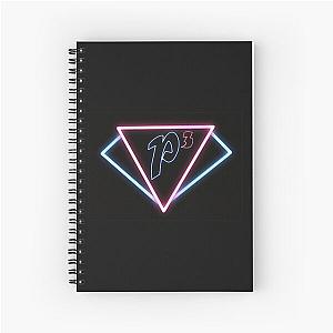 Charmed P3 Neon logo Spiral Notebook