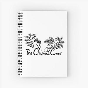 The Charmed Crow Logo Spiral Notebook