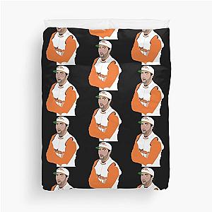 Chase Elliott Orange Suit Duvet Cover
