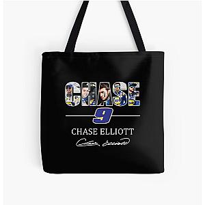 Chase Elliott Signature All Over Print Tote Bag