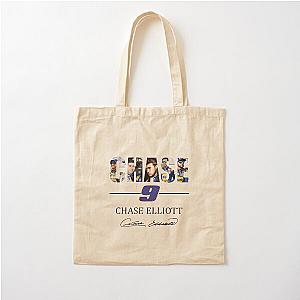 Chase 9 Chase Elliott Signature Christmas Gifts For Fans, Men and Women, Gift Cotton Tote Bag