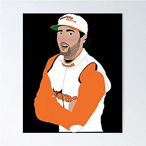 Chase Elliott Orange Suit Poster