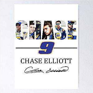Chase 9 Chase Elliott Signature Christmas Gifts For Men and Women Gift Poster
