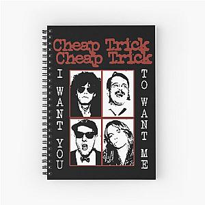 cheap trick vintage Spiral Notebook