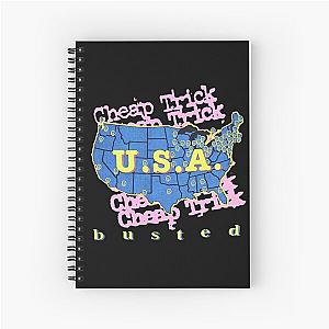 cheap trick usa busted Spiral Notebook