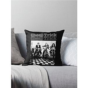 Cheap Trick Motorcycles Throw Pillow