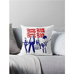 classic cheap trick Throw Pillow