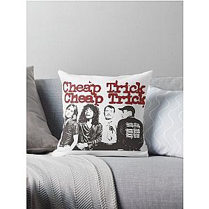 cheap trick retro Throw Pillow