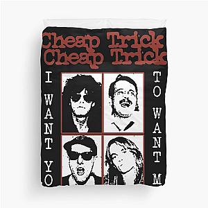 cheap trick vintage Duvet Cover