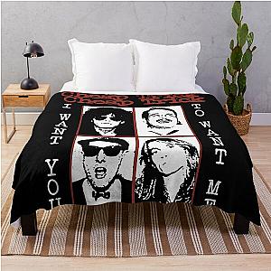 cheap trick vintage Throw Blanket