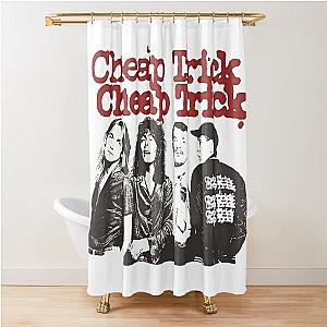 cheap trick retro Shower Curtain