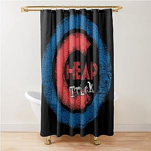 cheap trick logo vintage Shower Curtain